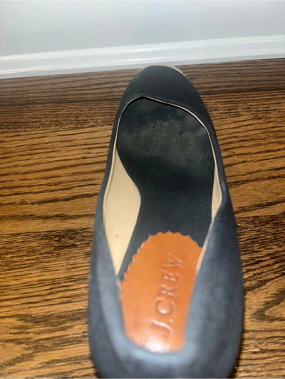 J. Crew Wedge Espadrille in Black Canvas